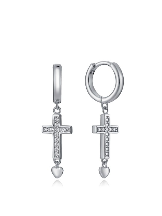 Pendientes Viceroy Fashion 13023E000-30 Cruz y Corazón