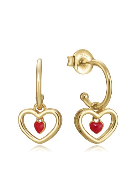 Viceroy Fashion Earrings 13024E100-06 Cross Hearts Design