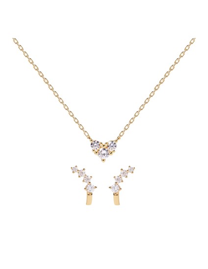 PDPaola The Forever Gold 925 Silver Set | Joyería Parejo