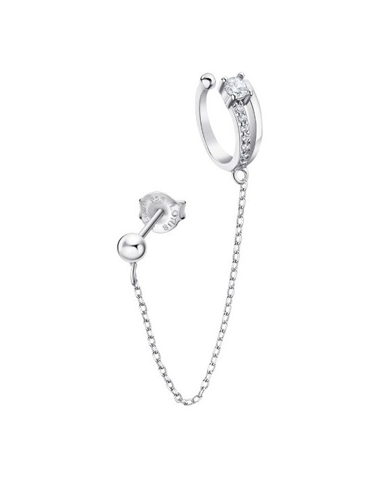 Earcuff Lotus Silver LP3335-9/1 | Joyería Parejo