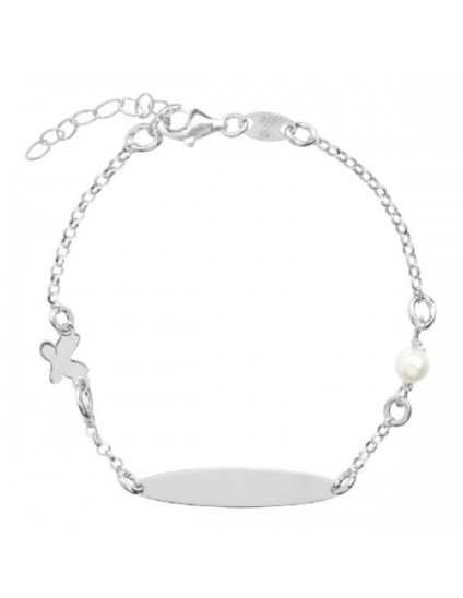 Esclava Silver Diez ES1787R Girl Bracelet | Parejo Jewelry