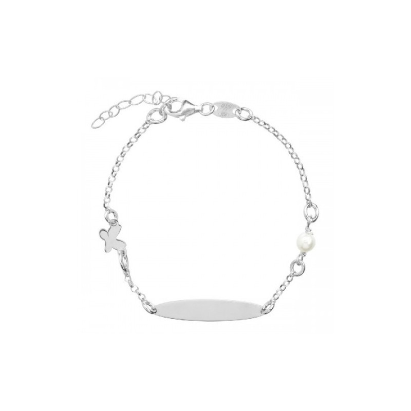 Esclava Silver Diez ES1787R Girl Bracelet | Parejo Jewelry
