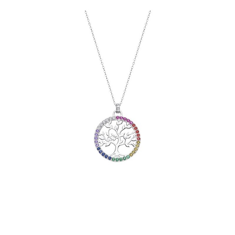 Collar Lotus Silver LP1746-1/3 Árbol de la Vida | Joyería Parejo