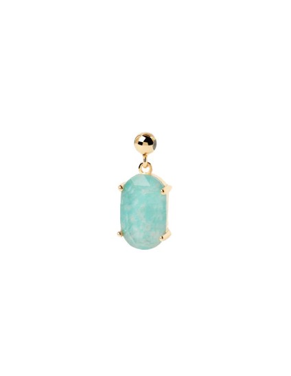 Charm Calma PDPaola Amazonite Serenity Plata 925MM Dorado