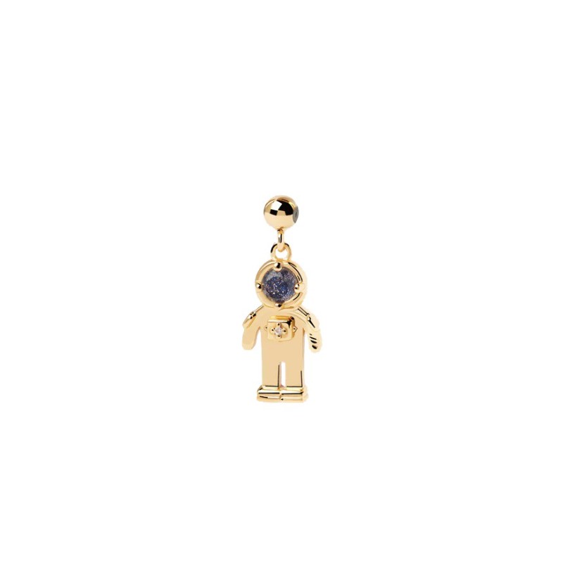 Charm PDPaola Astrounaut Plata 925MM Dorado | Joyería Parejo