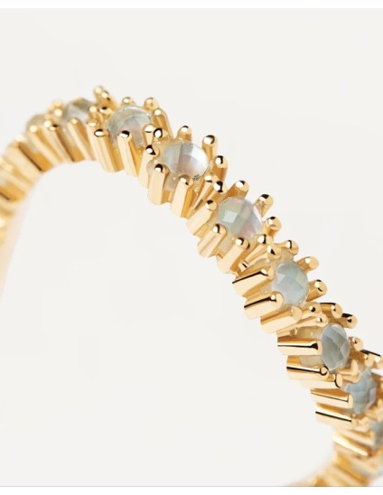 Anillo PDPaola Blue Tide Plata 925MM Dorado Talla 10