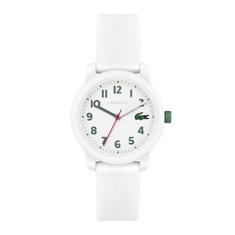 Relógio Infantil Lacoste 12.12 com Correia de Silicone Branca