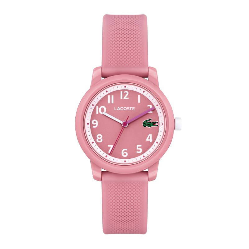 Reloj de niña Lacoste 12.12 Kids 2030040 de silicona rosa