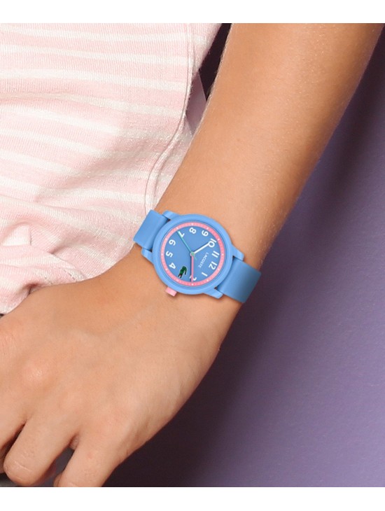 Relógio Infantil Lacoste 12.12 Kids 2030041 Silicone Azul Claro