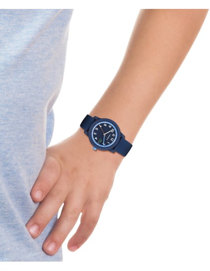Lacoste 12.12 Kids Navy Blue Silicone Boys Watch 2030043