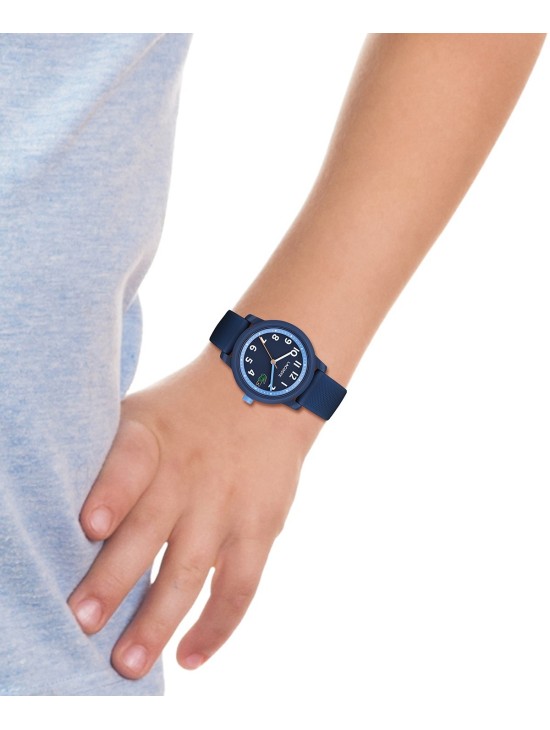 Lacoste 12.12 Kids Navy Blue Silicone Boys Watch 2030043