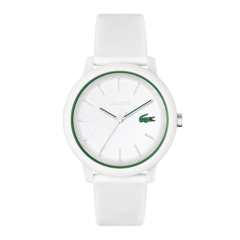 Relógio Homem Lacoste 12.12 com Correia de Silicone Branca