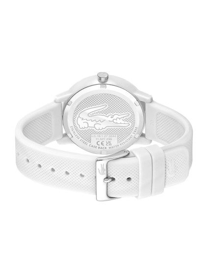 Relógio Homem Lacoste 12.12 com Correia de Silicone Branca