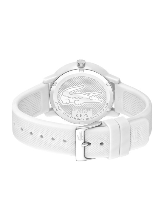 Relógio Homem Lacoste 12.12 com Correia de Silicone Branca