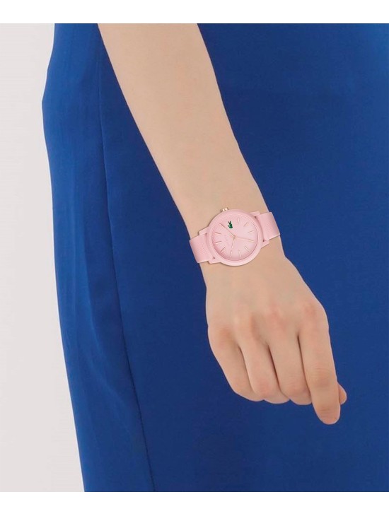 Relógio Mulher Lacoste 12.12 Rosa com Correia de Silicone