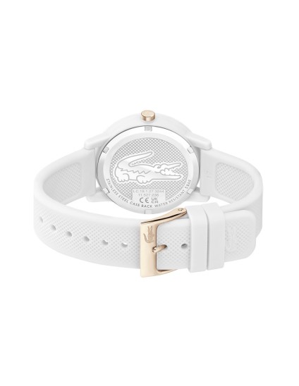 Reloj de mujer Lacoste.12.12 Blanco  con correa de silicona