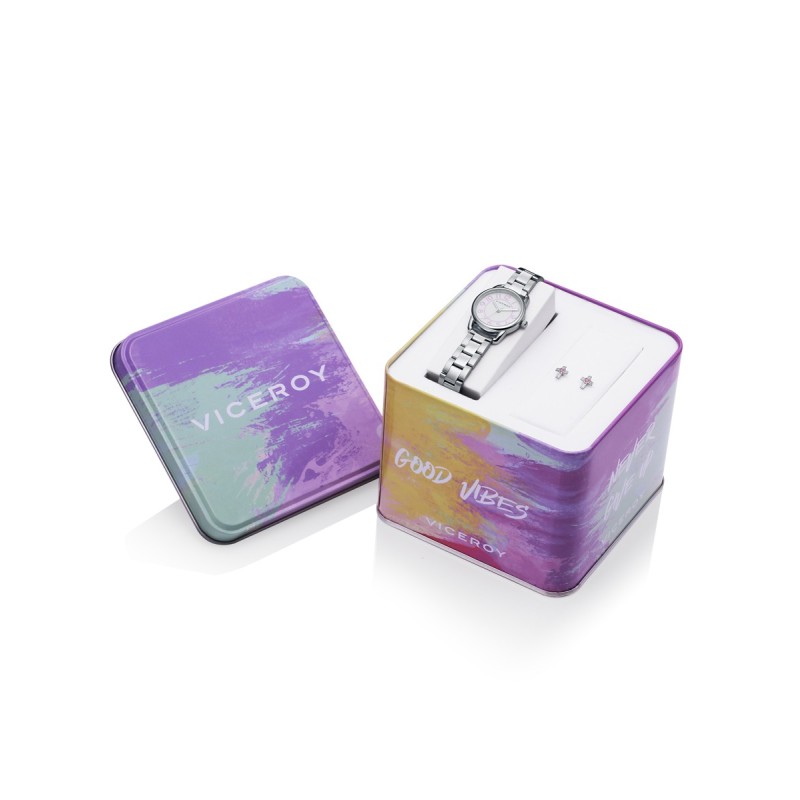 Viceroy Girl Watch 41106-04 with Earrings | Parejo Jewelry
