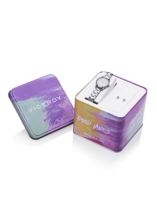 Relógio Viceroy Menina 41106-04 com Brincos | Joyeria Parejo