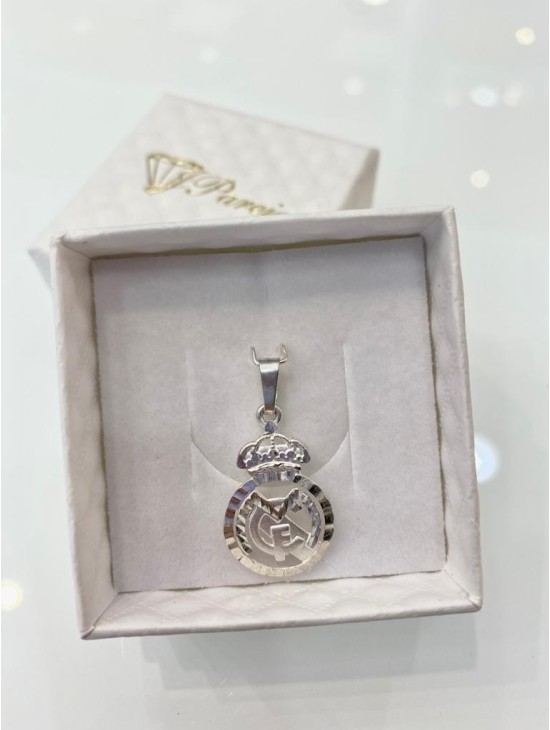 Colgante Escudo Real Madrid Plata | Joyería Parejo Colgante Escudo Real Madrid Plata | Joyería Parejo