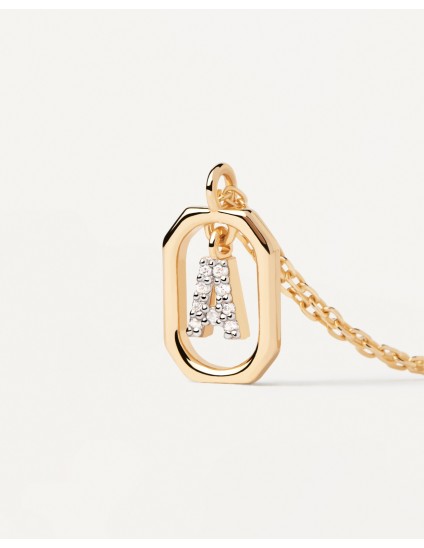 Collar PDPaola Mini Letter A | Joyería Parejo