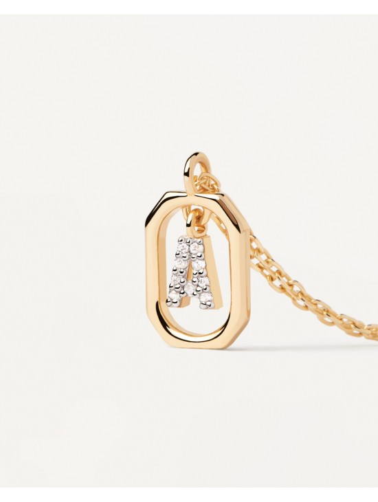 Collar PDPaola Mini Letter A | Joyería Parejo
