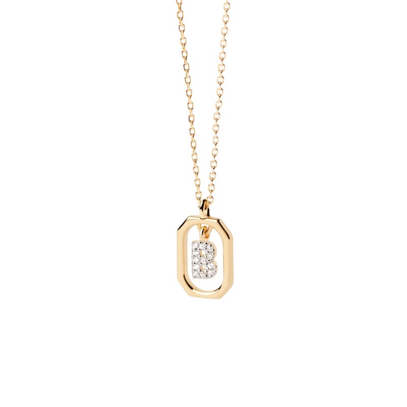 Collar PDPaola Mini Letter B | Joyería Parejo