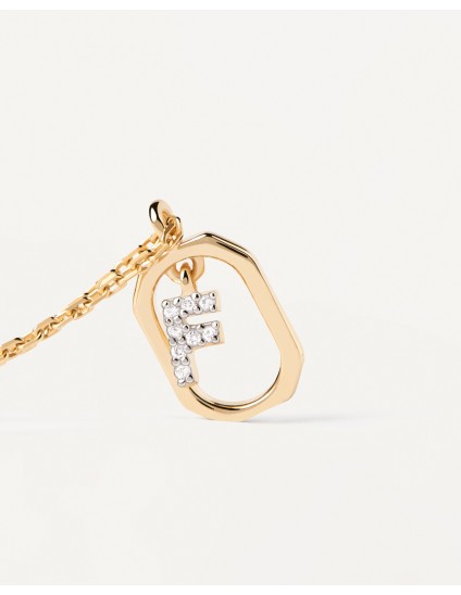 Collar PDPaola Mini Letter F | Joyería Parejo