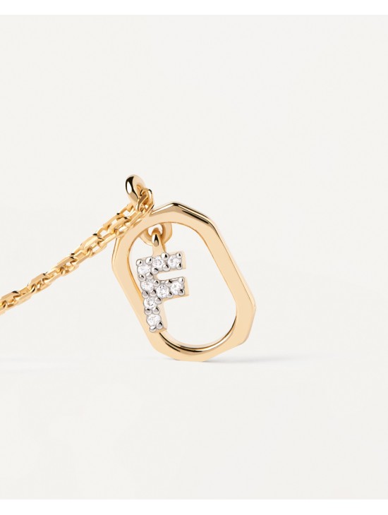 Collar PDPaola Mini Letter F | Joyería Parejo