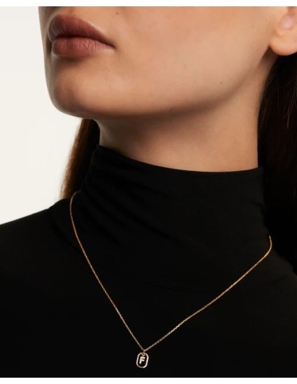 Collar PDPaola Mini Letter F | Joyería Parejo