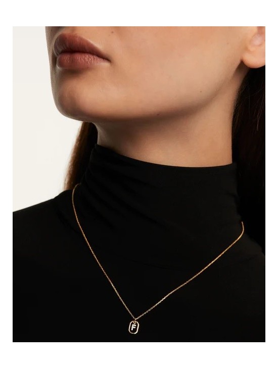 Collar PDPaola Mini Letter F | Joyería Parejo