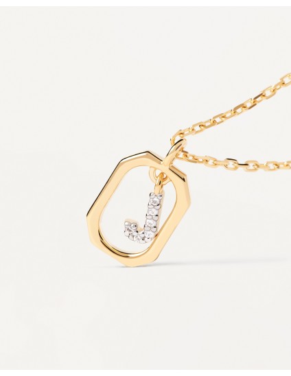 Collar PDPaola Mini Letter J | Joyería Parejo