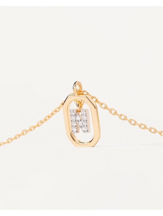 Collar PDPaola Mini Letter N | Joyería Parejo