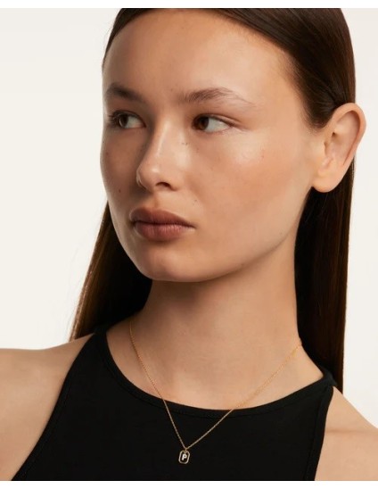 PDPaola Mini Letter P Necklace | Joyería Parejo Collection