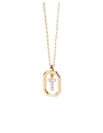 Collar PDPaola Mini Letter T | Joyería Parejo