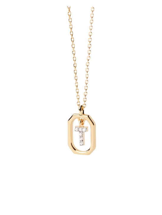 Collar PDPaola Mini Letter T | Joyería Parejo