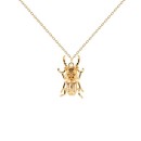 Collar PDPaola Courage Beetle Plata 925MM Dorada