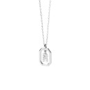 Collar PDPaola Mini Letter R Plateado