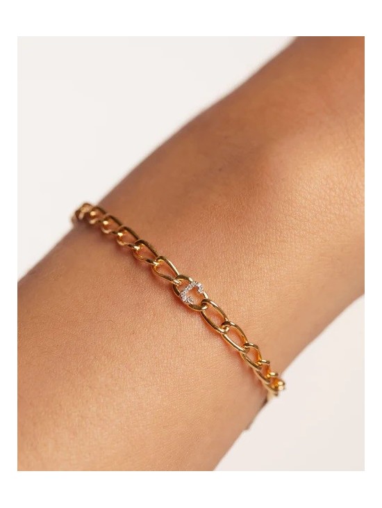 Pulsera PDPaola Mini Letter C | Joyería Parejo