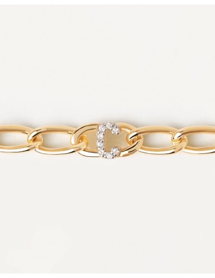 Pulsera PDPaola Mini Letter C | Joyería Parejo