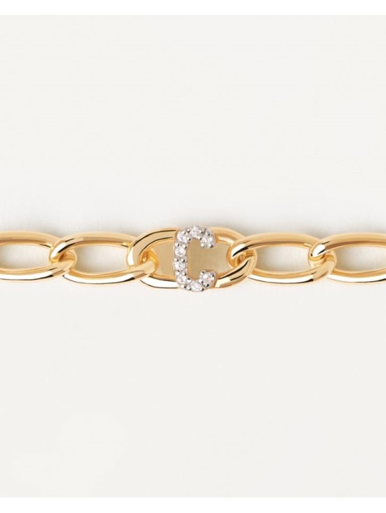 Pulsera PDPaola Mini Letter C | Joyería Parejo