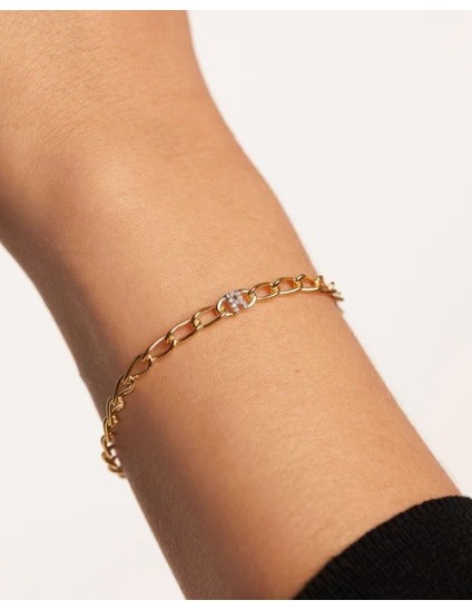 Pulsera PDPaola Mini Letter R | Joyería Parejo