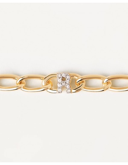 Pulsera PDPaola Mini Letter R | Joyería Parejo