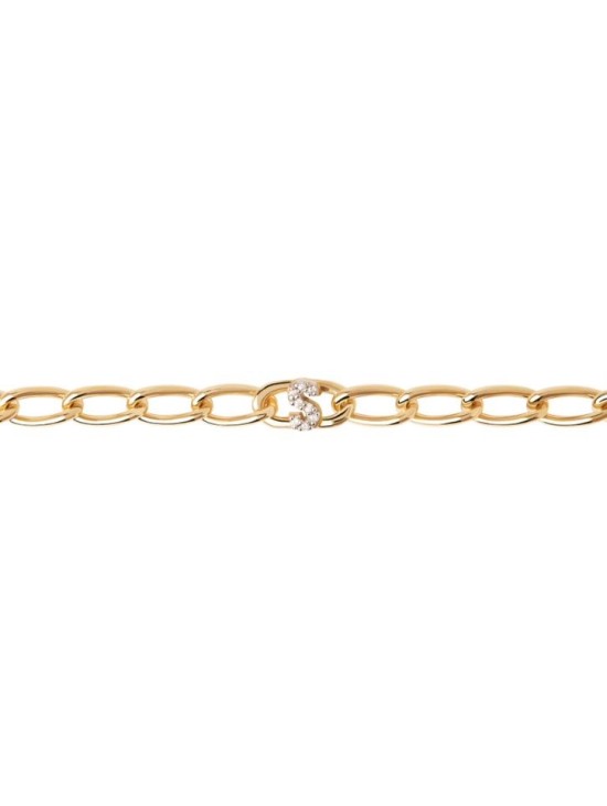 Pulsera PDPaola Mini Letter S | Joyería Parejo
