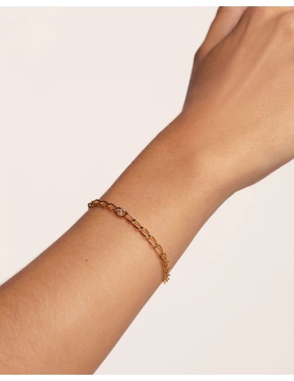 Pulsera PDPaola Mini Letter S | Joyería Parejo