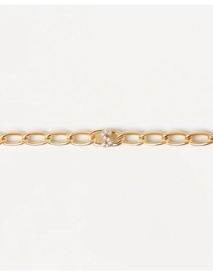 Pulsera PDPaola Mini Letter S | Joyería Parejo