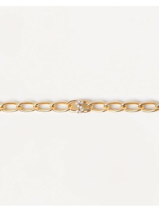 Pulsera PDPaola Mini Letter S | Joyería Parejo