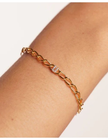 Pulsera PDPaola Mini Letter U | Joyería Parejo