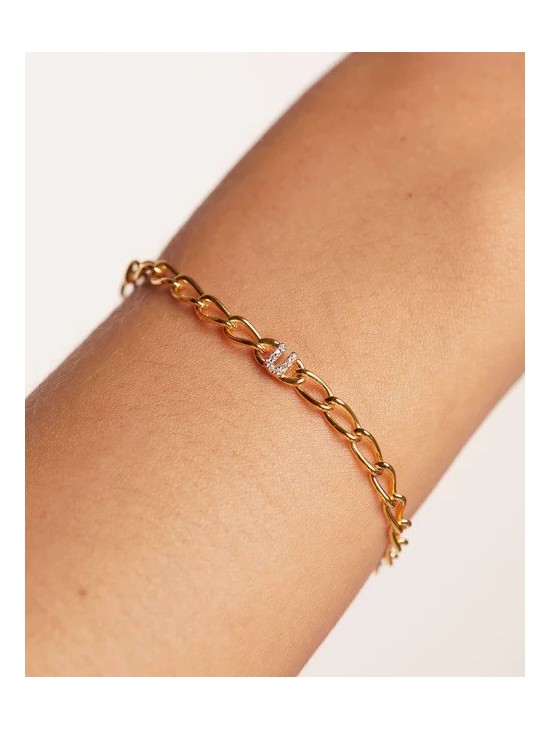 Pulsera PDPaola Mini Letter U | Joyería Parejo