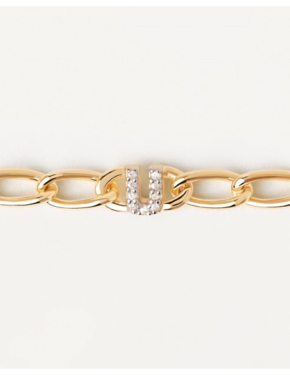 Pulsera PDPaola Mini Letter U | Joyería Parejo