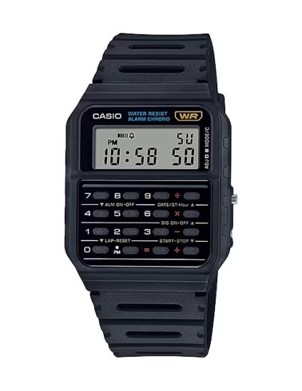 Reloj Casio Hombre CA-53WF-1BDF Calculadora | Joyería Parejo
